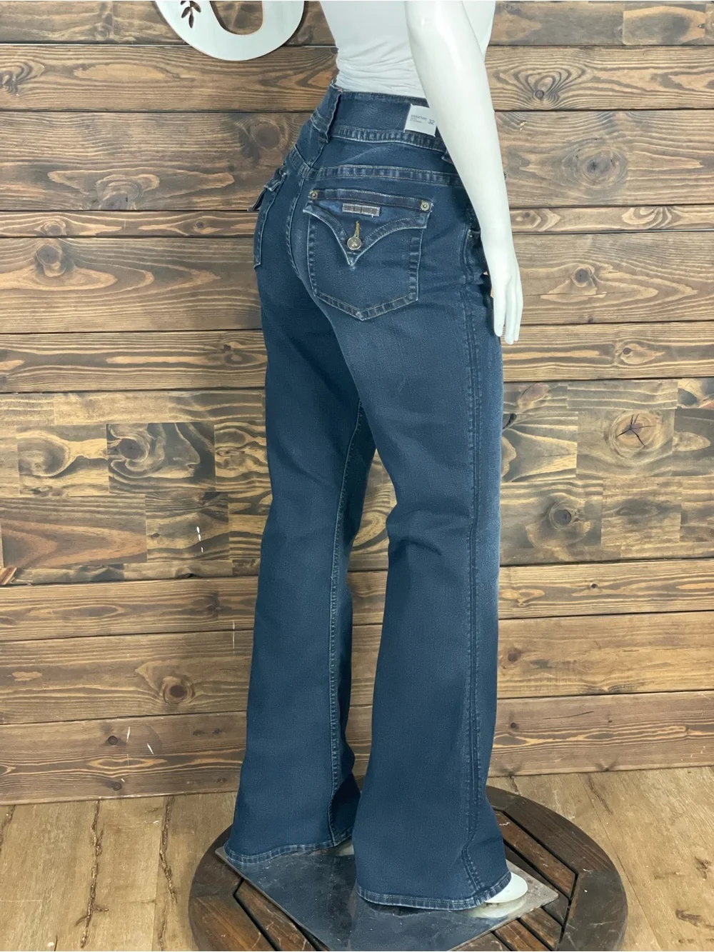 Hudson | Signature Bootcut Denim Jeans Indigo Wide Leg Flare 19 Inch Leg Opening
